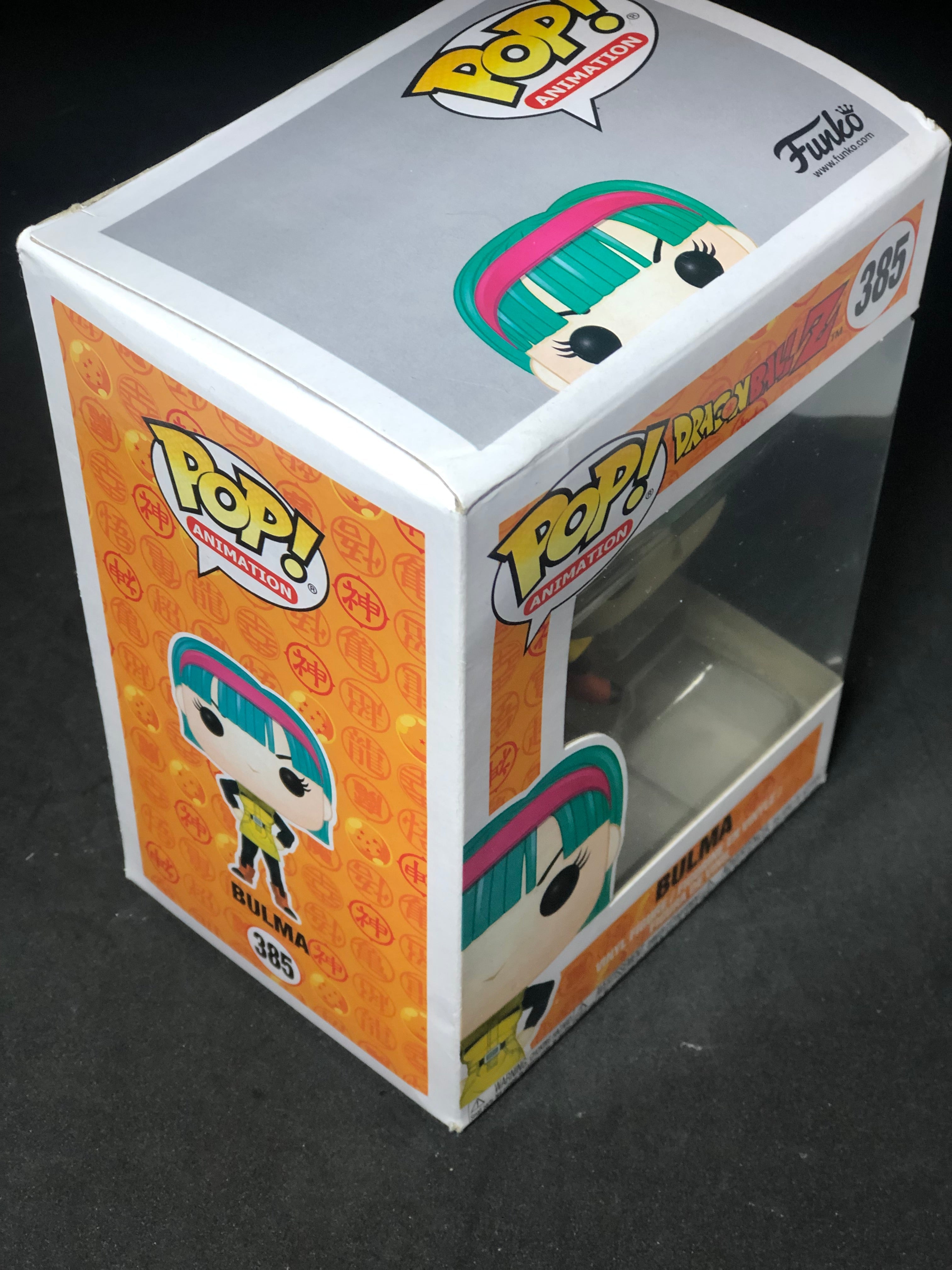 FUNKO POP! Animation - Dragonball Z - Bulma (385) 'Small Damaged Packaging'