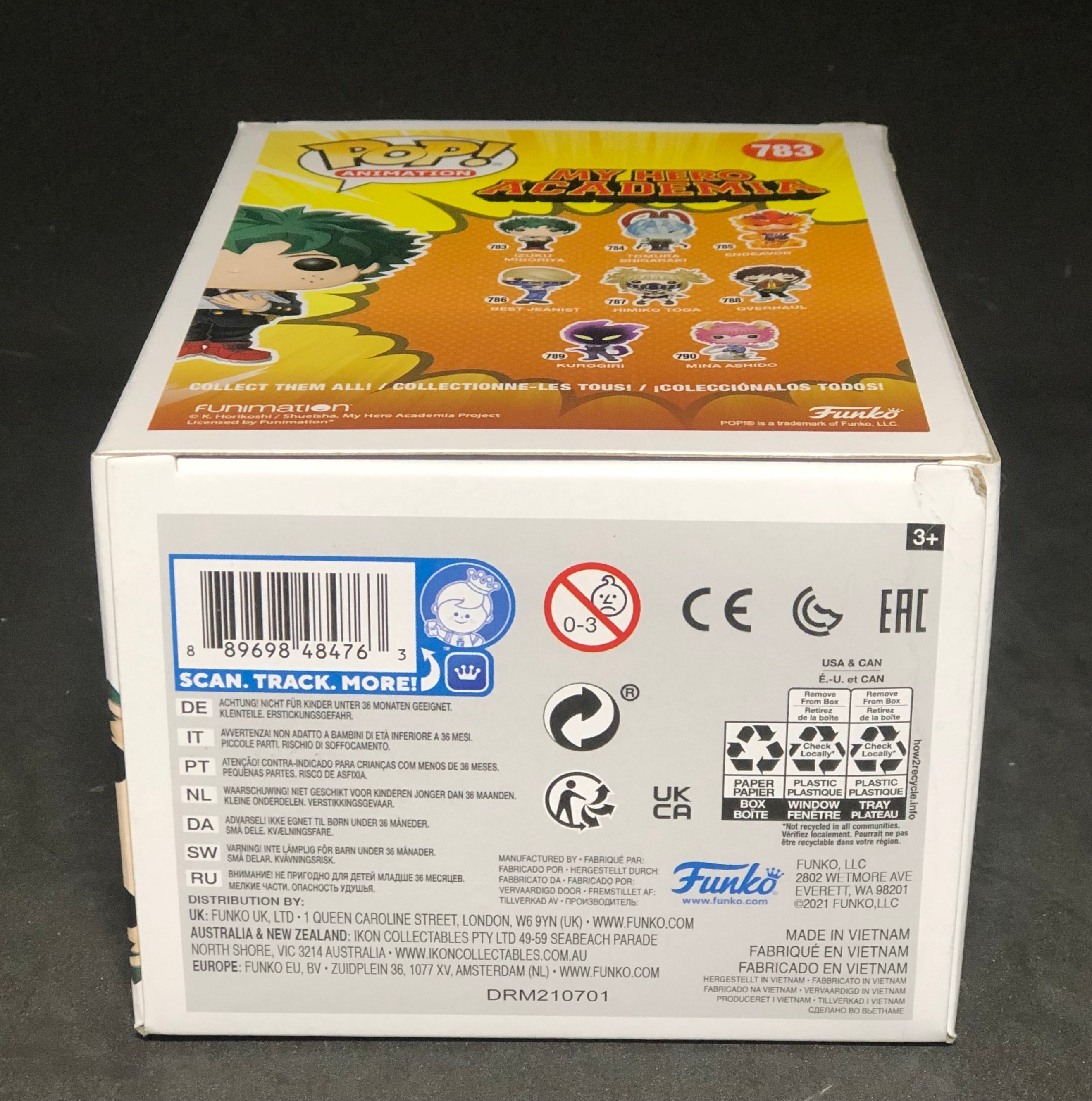 FUNKO POP! Animation - My Hero Academia - Izuku Midoriya (783) 'Small Damaged Packaging"a