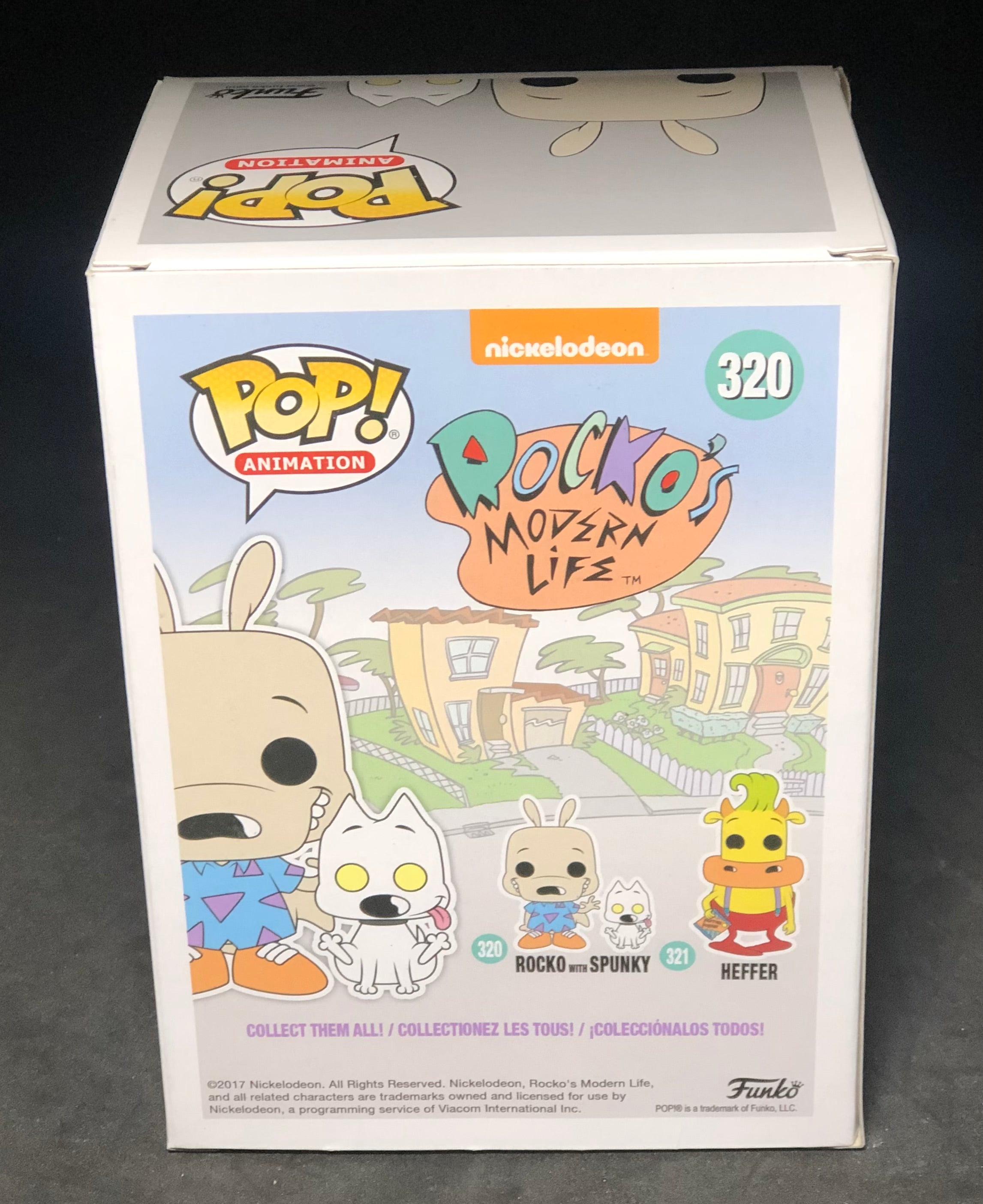FUNKO POP! Animation - Rocko's Modern Life - Rocko with Spunky (320) 'Small Damaged Packaging'