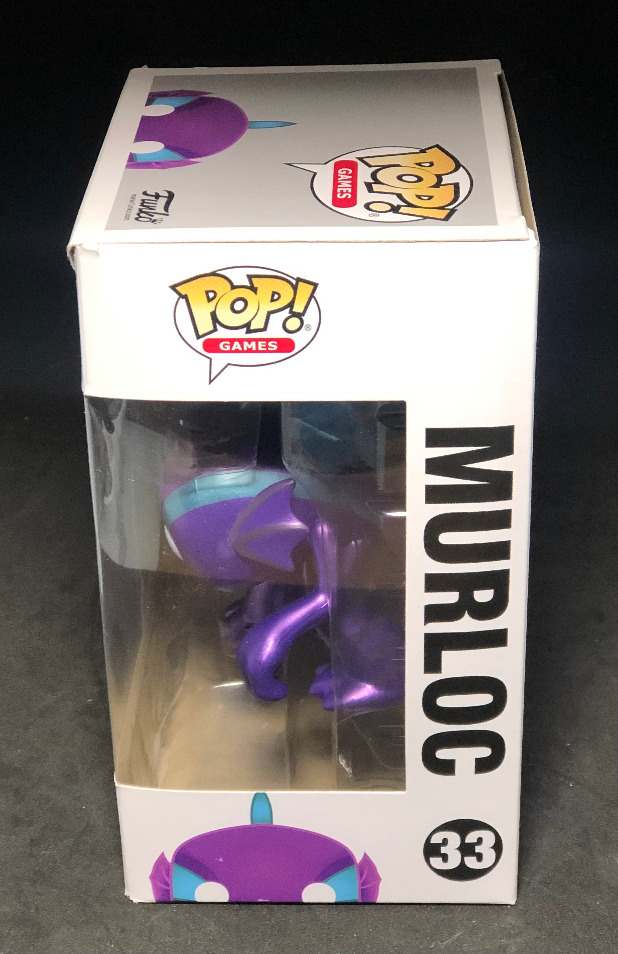 FUNKO POP! Games - World of Warcraft - Murloc (Metallic) (33) Exclusive "Small Damaged Packaging"