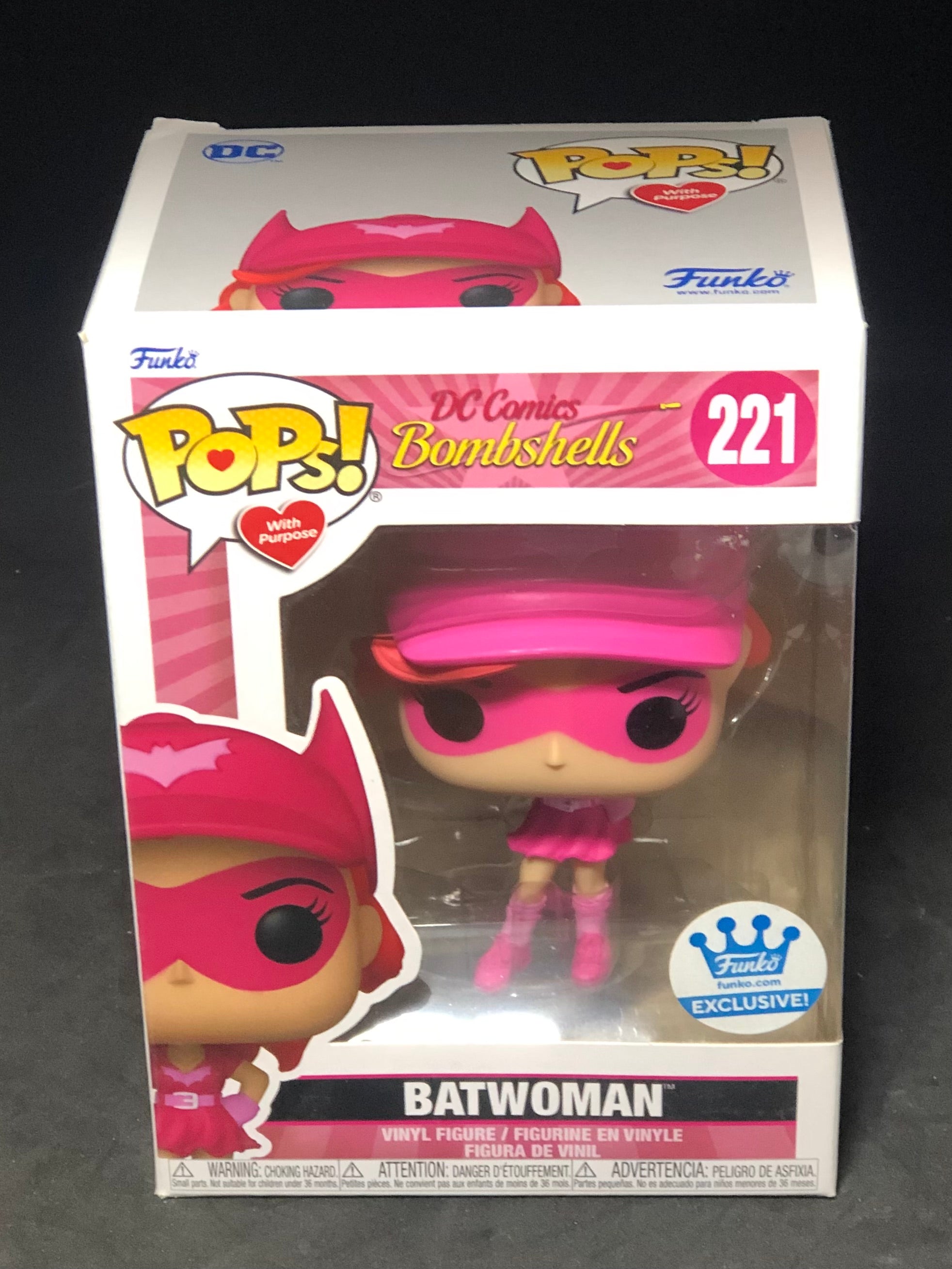 FUNKO POP! Heroes - DC Comics Bombshells - Batwoman (221) Exclusive 'Small Damaged Packaging'