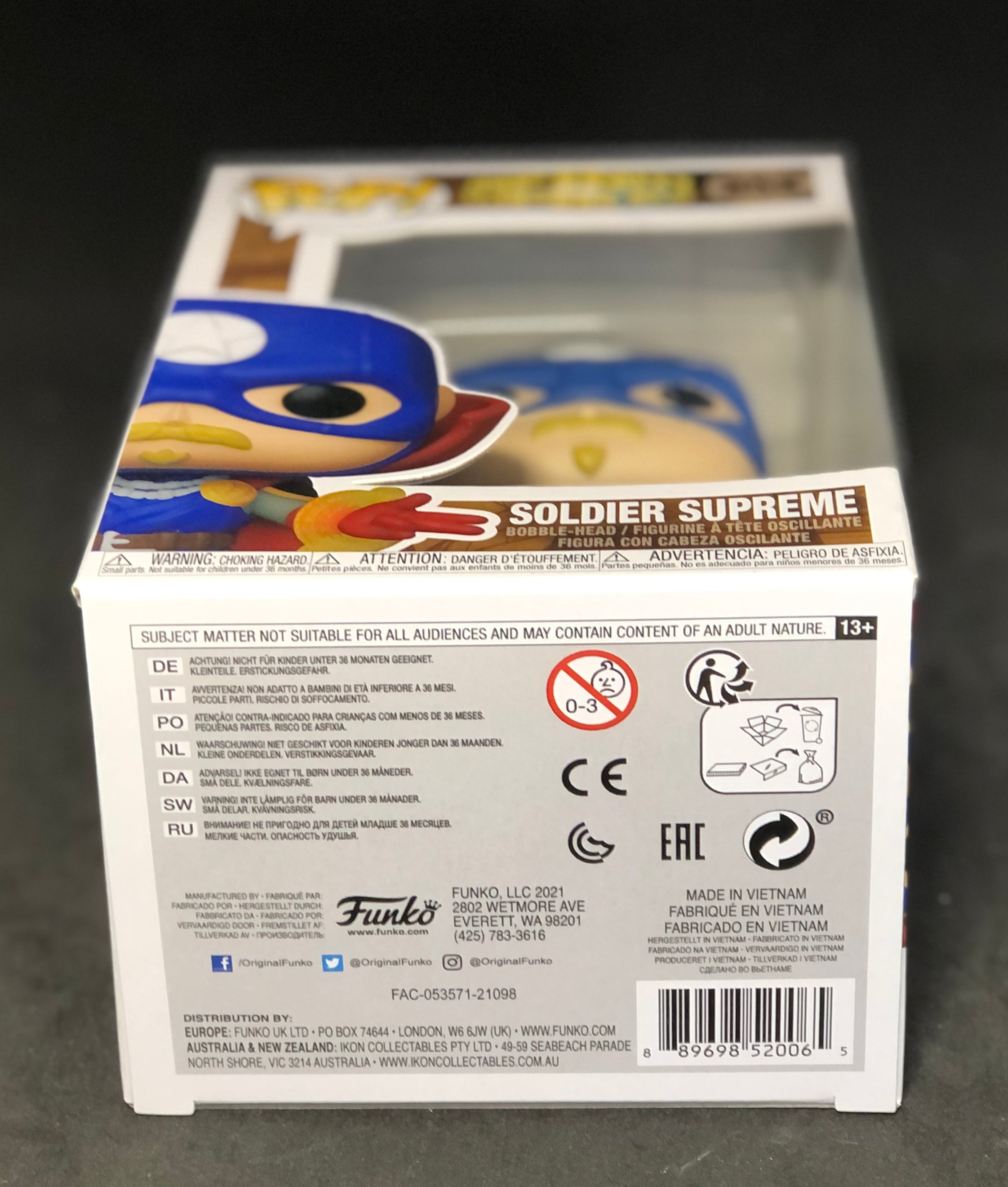 FUNKO POP! Marvel - Infinity Warps - Solder Supreme (858) "Small Damaged Packaging"