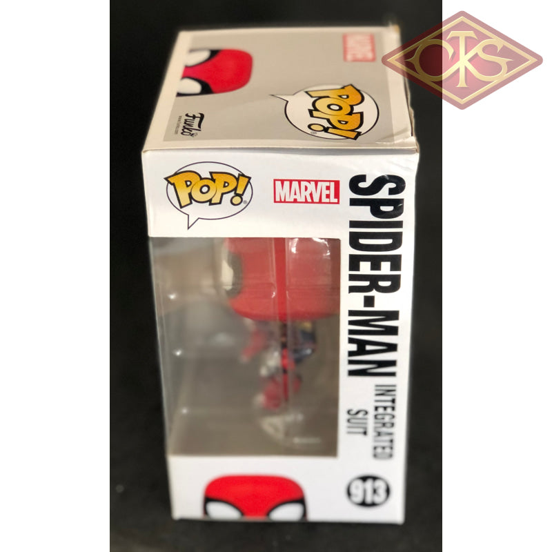 FUNKO POP! Marvel - Spider-Man, No Way Home - Spider-Man (Integrated Suit) (913) "Small Damaged Packaging"'