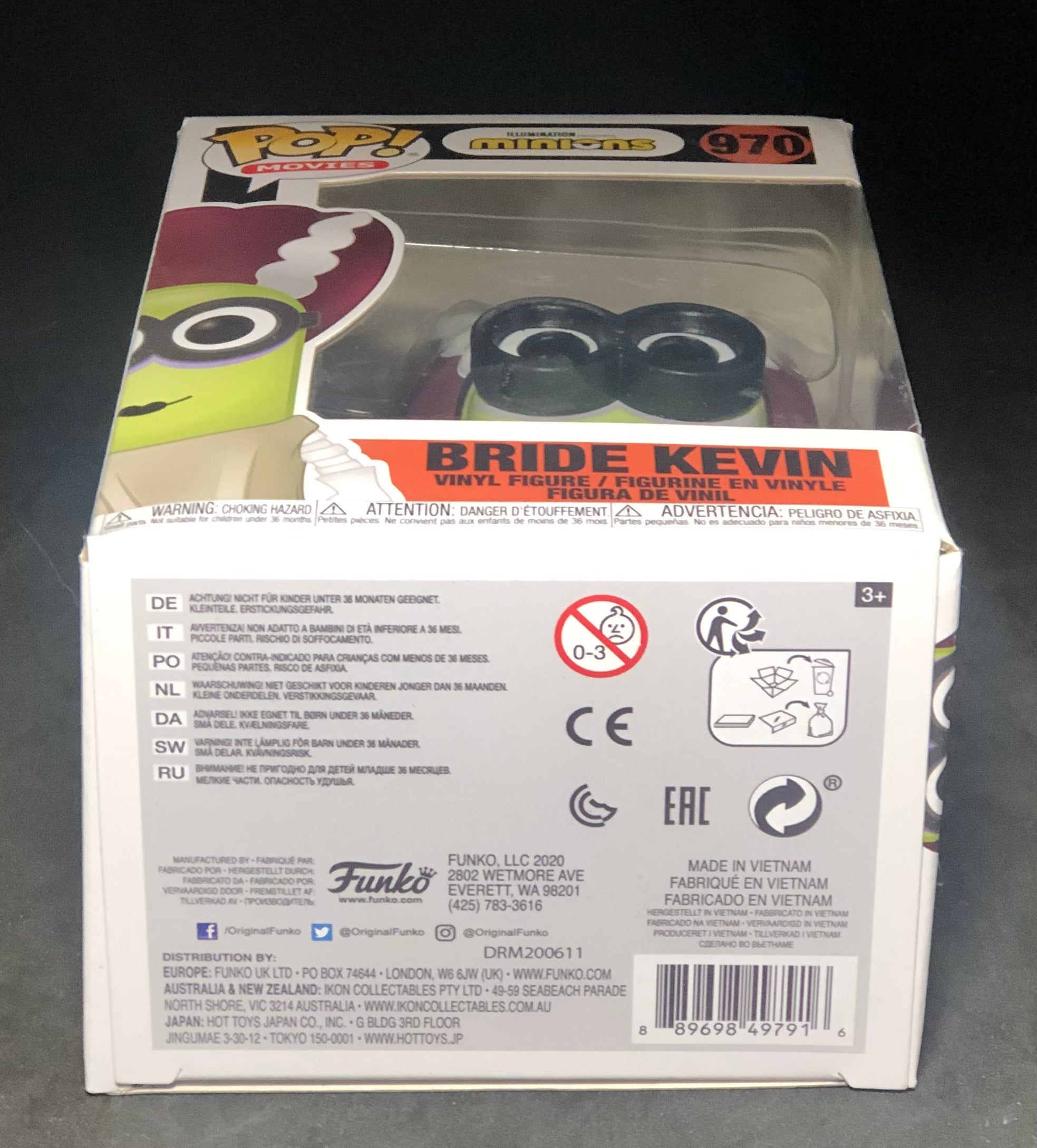 FUNKO POP! Movies - Minions - Bride Kevin (970) 'Small Damaged Packaging'