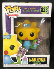 FUNKO POP! Television - The Simpsons, Treehouse of Horror - Alien Maggie (823) 'Minor Box Damage'