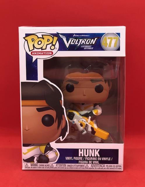 Funko POP! Animation - Voltron - Hunk (477) 'Small Damaged Packaging"