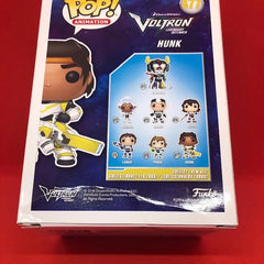 Funko POP! Animation - Voltron - Hunk (477) 'Small Damaged Packaging"