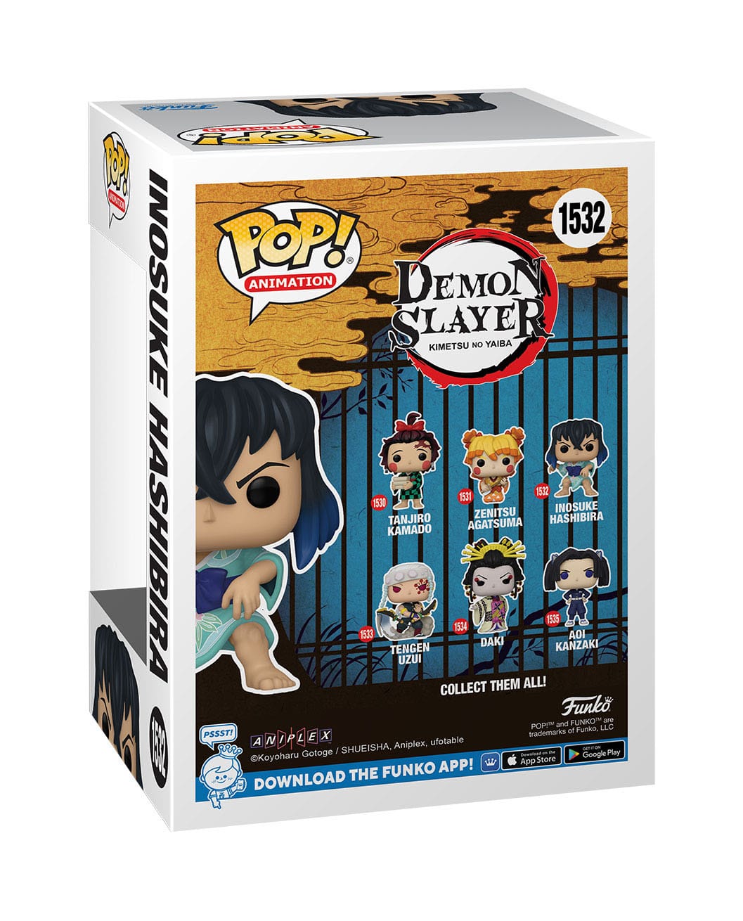 Funko POP! Animation - Demon Slayer - Inosuke Hashibira (Kimono) (1532)