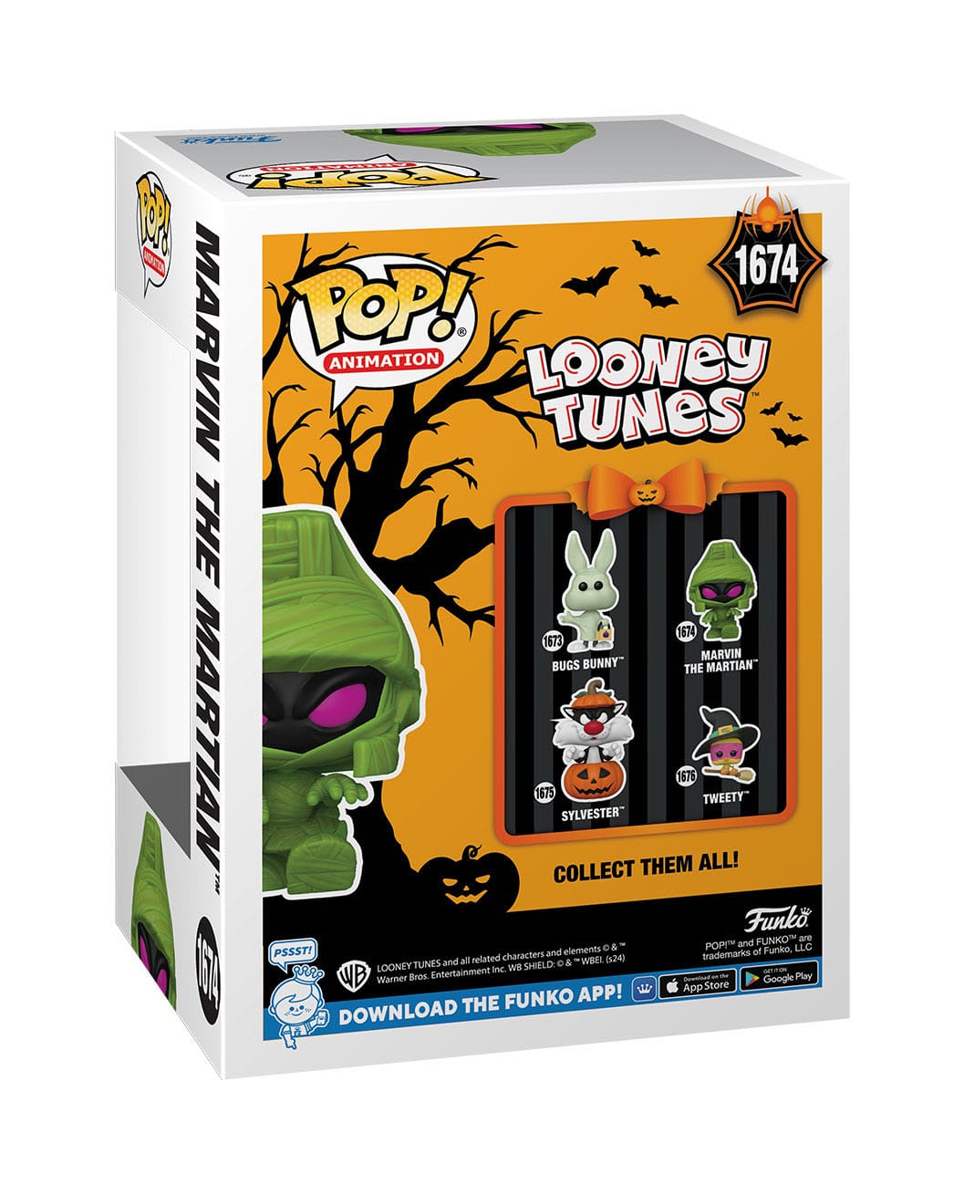 Funko POP! Animation - Looney Tunes - Marvin The Martian (Mummy) (1674)