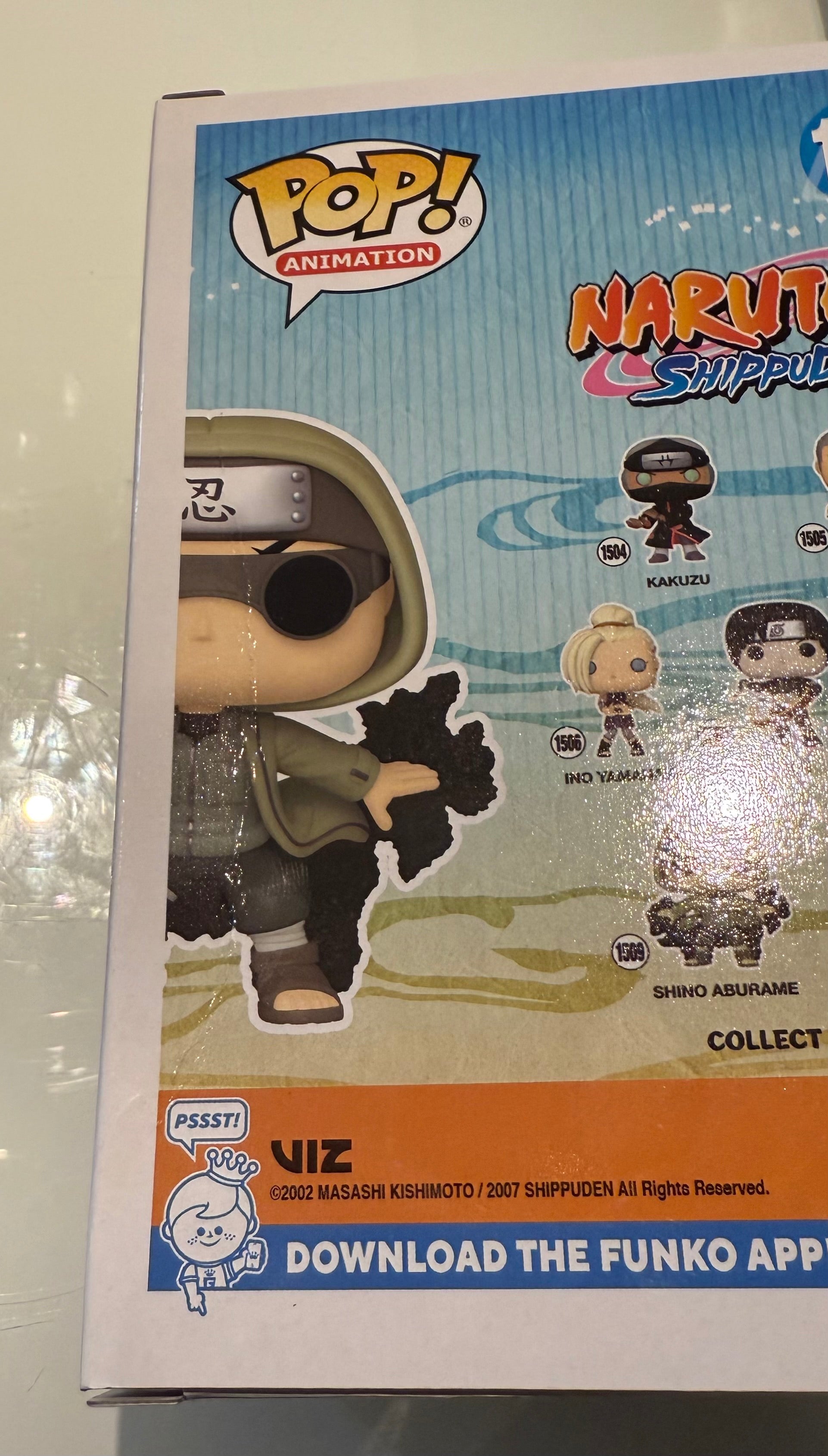 Funko POP! Animation - Naruto Shippuden - Shino Aburame (1509) 'Small Box Damage'