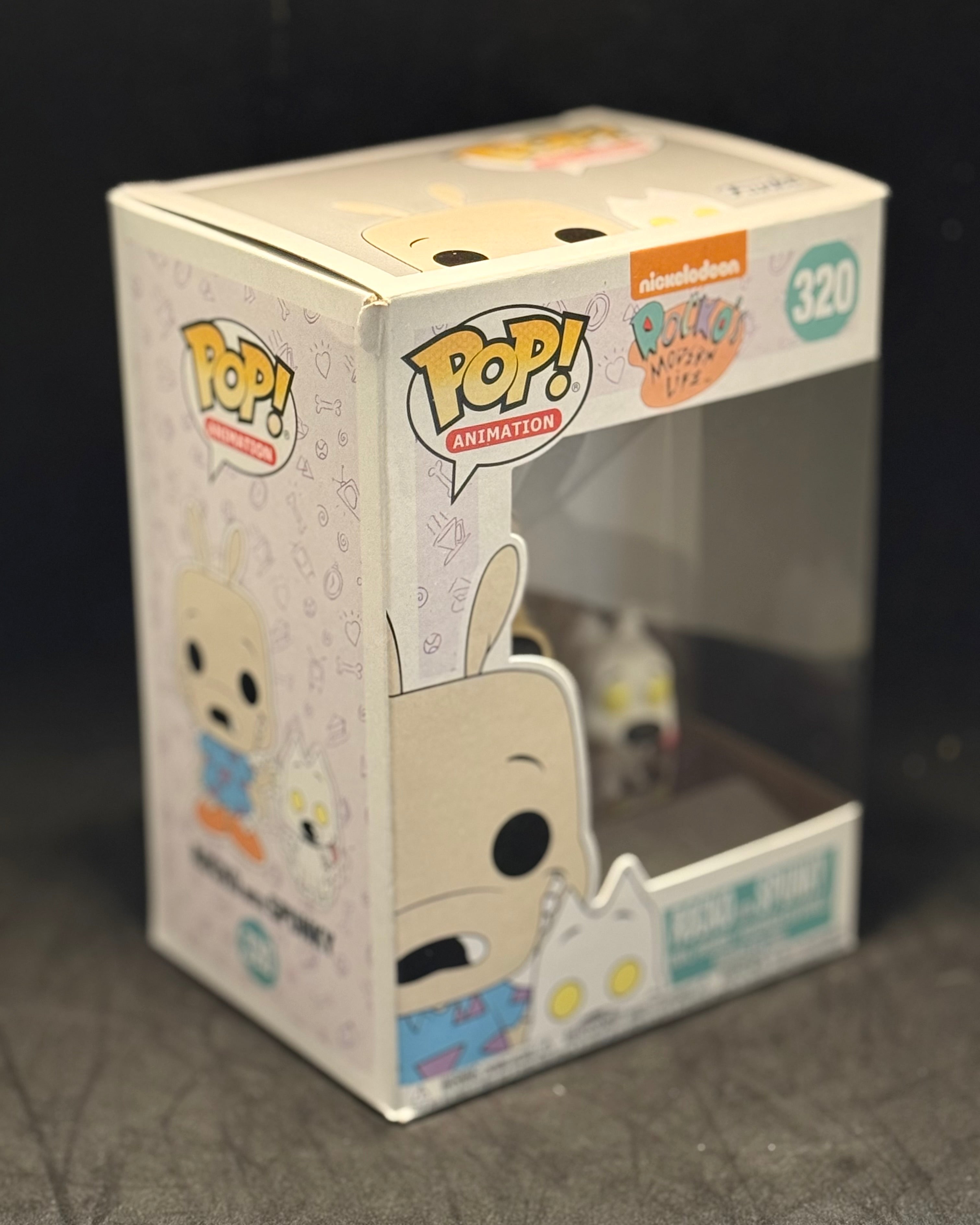 Funko POP! Animation - Rocko's Modern Life - Rocko with Spunky (320) 'Small Box Damage'