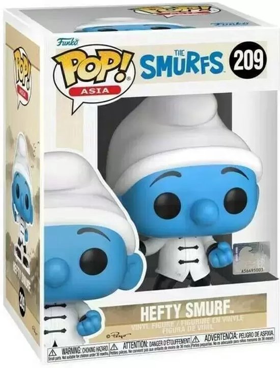Funko POP! Asia - The Smurfs - Hefty Smurf #209