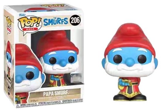 Funko POP! Asia - The Smurfs - Papa Smurf #206