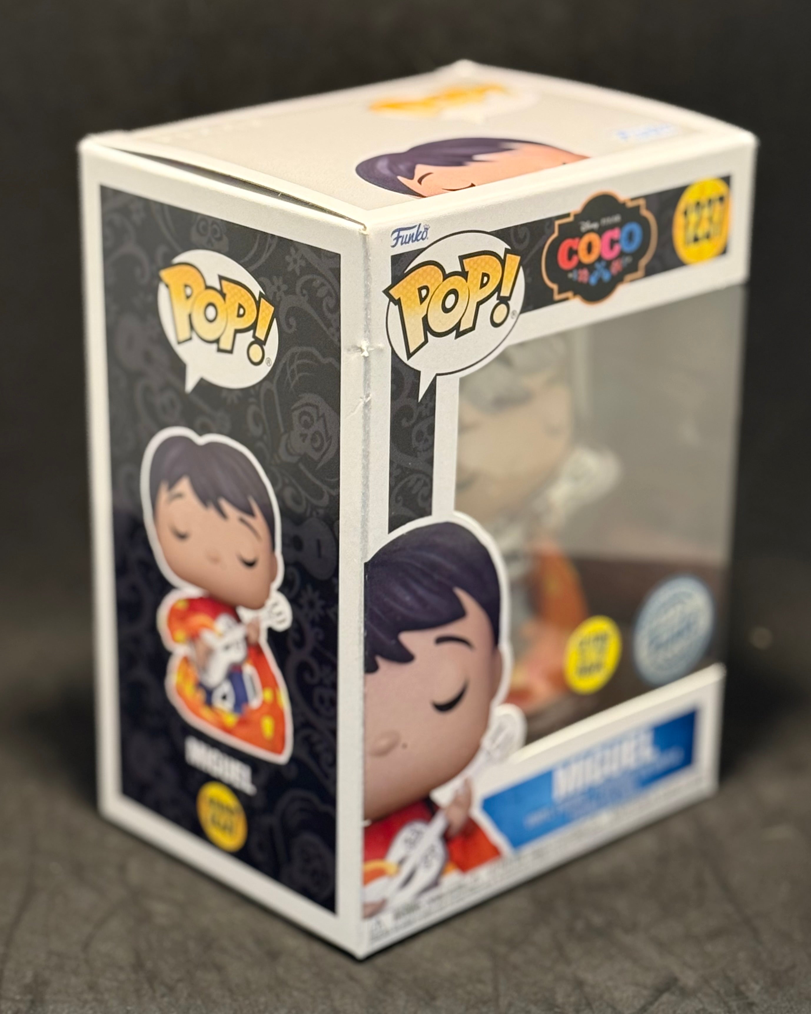 Funko POP! Disney - Coco - Miguel (GITD) (1237) Exclusive "Small Box Damage"