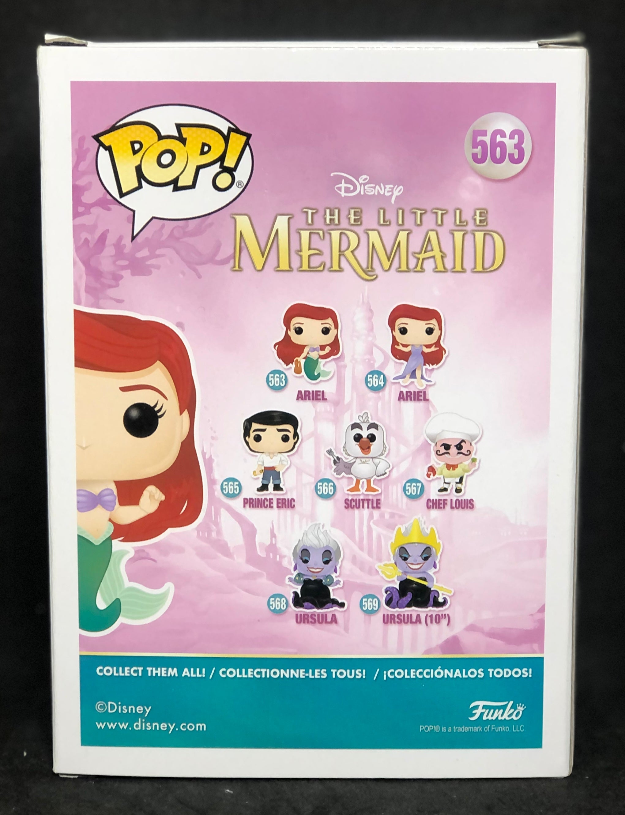 Funko POP! Disney - The Little Mermaid - Ariel w/ Bag (563) "Minor Box Damage"