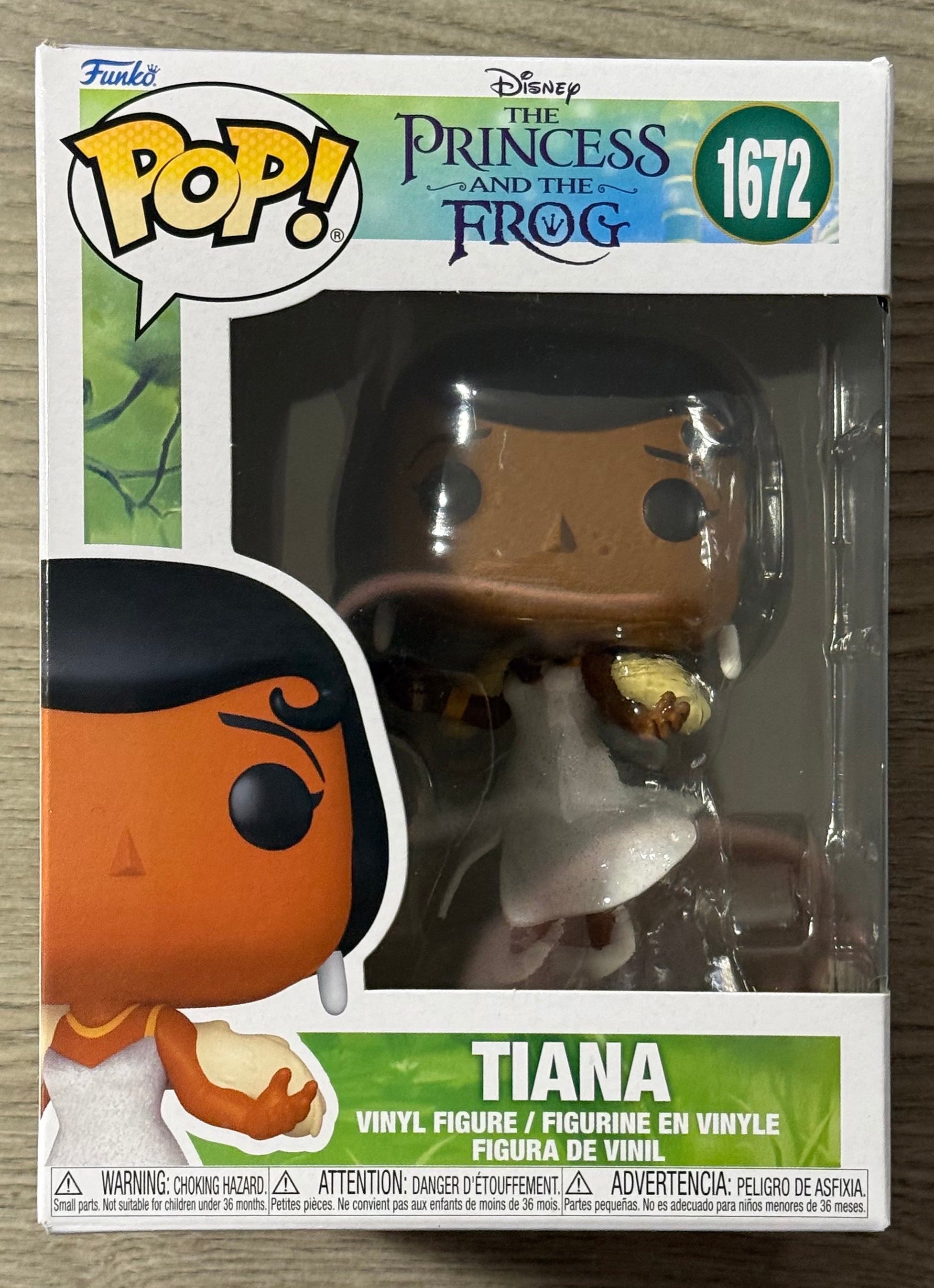 Funko POP! Disney - The Princess & The Frog - Tiana in Glittering Gown #1672 - Small Box Damage