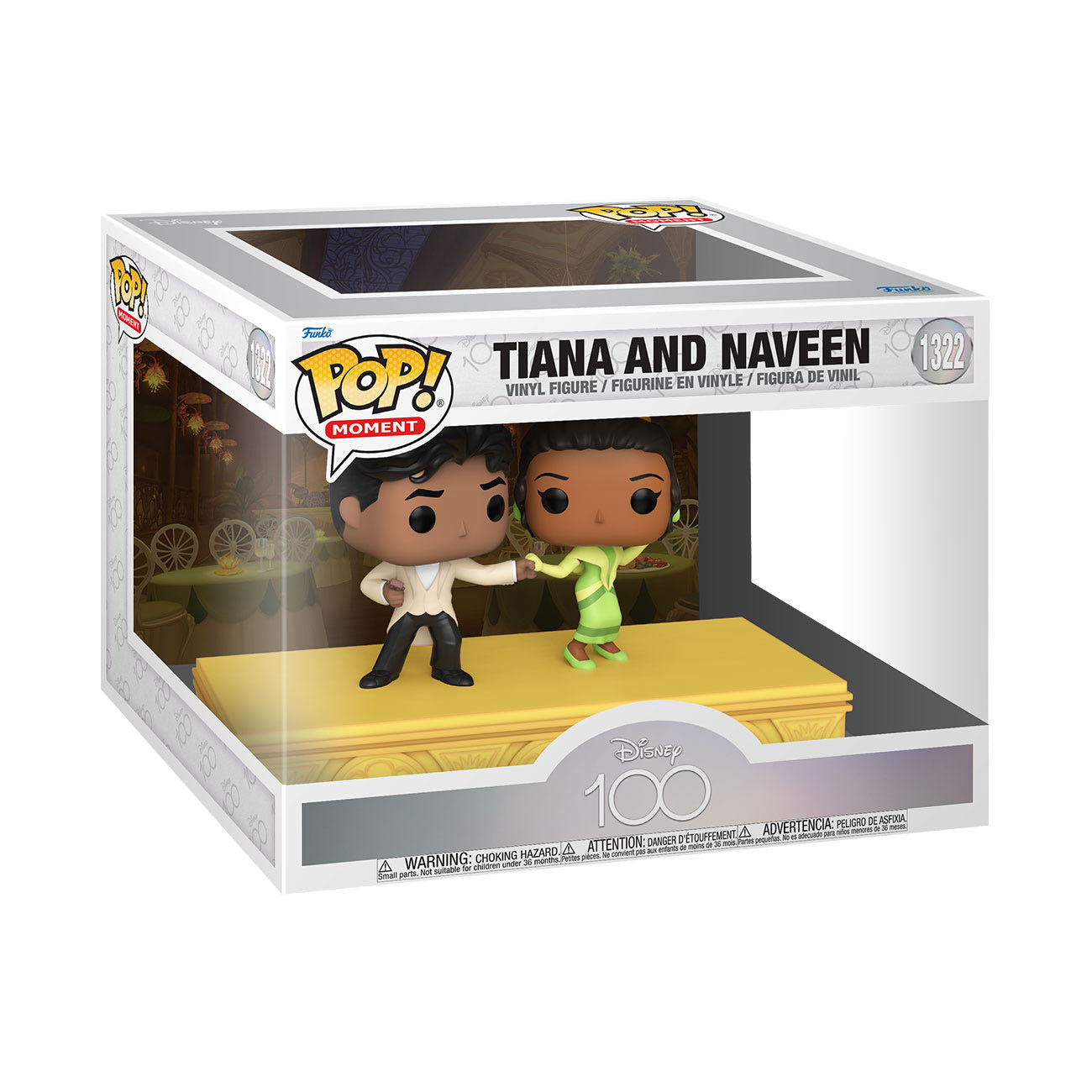 Funko POP! Disney - The Princess & The Frog 'Disney 100' - Tiana & Naveen (Moment) (1322)