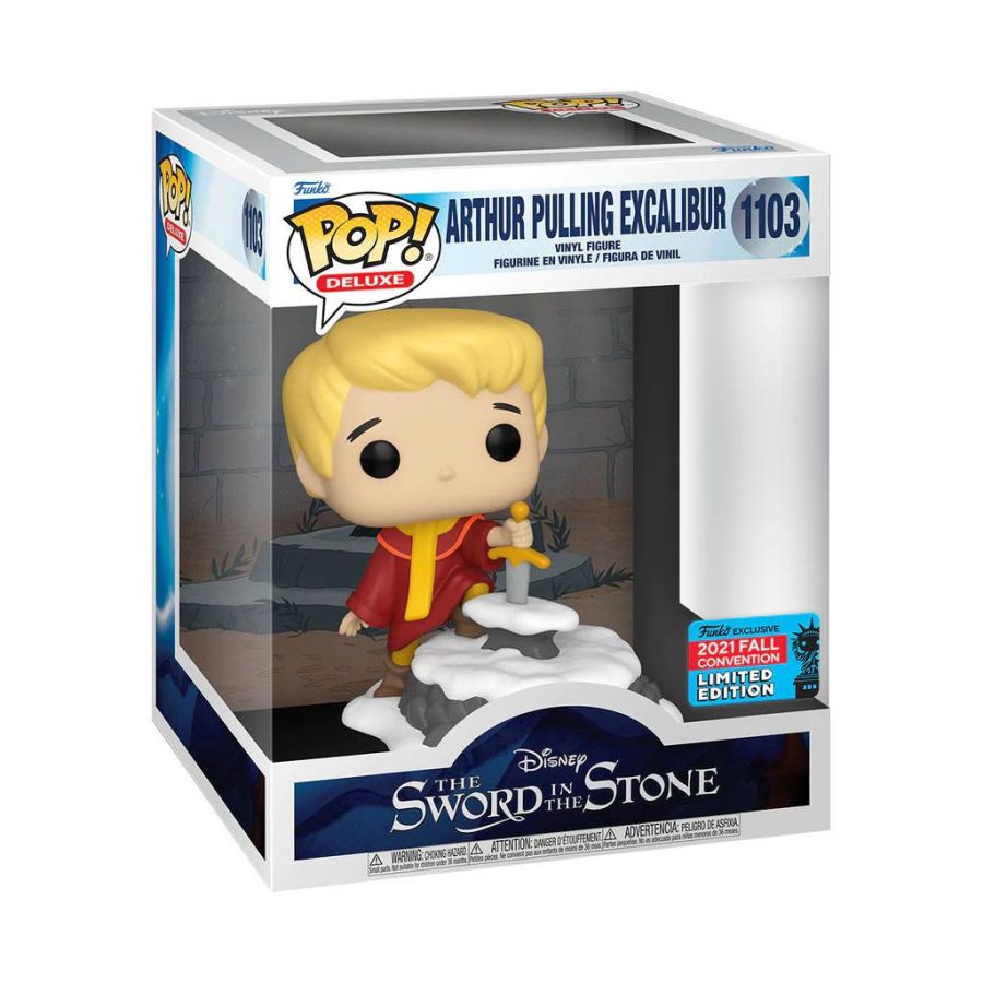 Funko POP! Disney - The Sword in The Stone - Arthur pulling Excalibur (1103) Exclusive