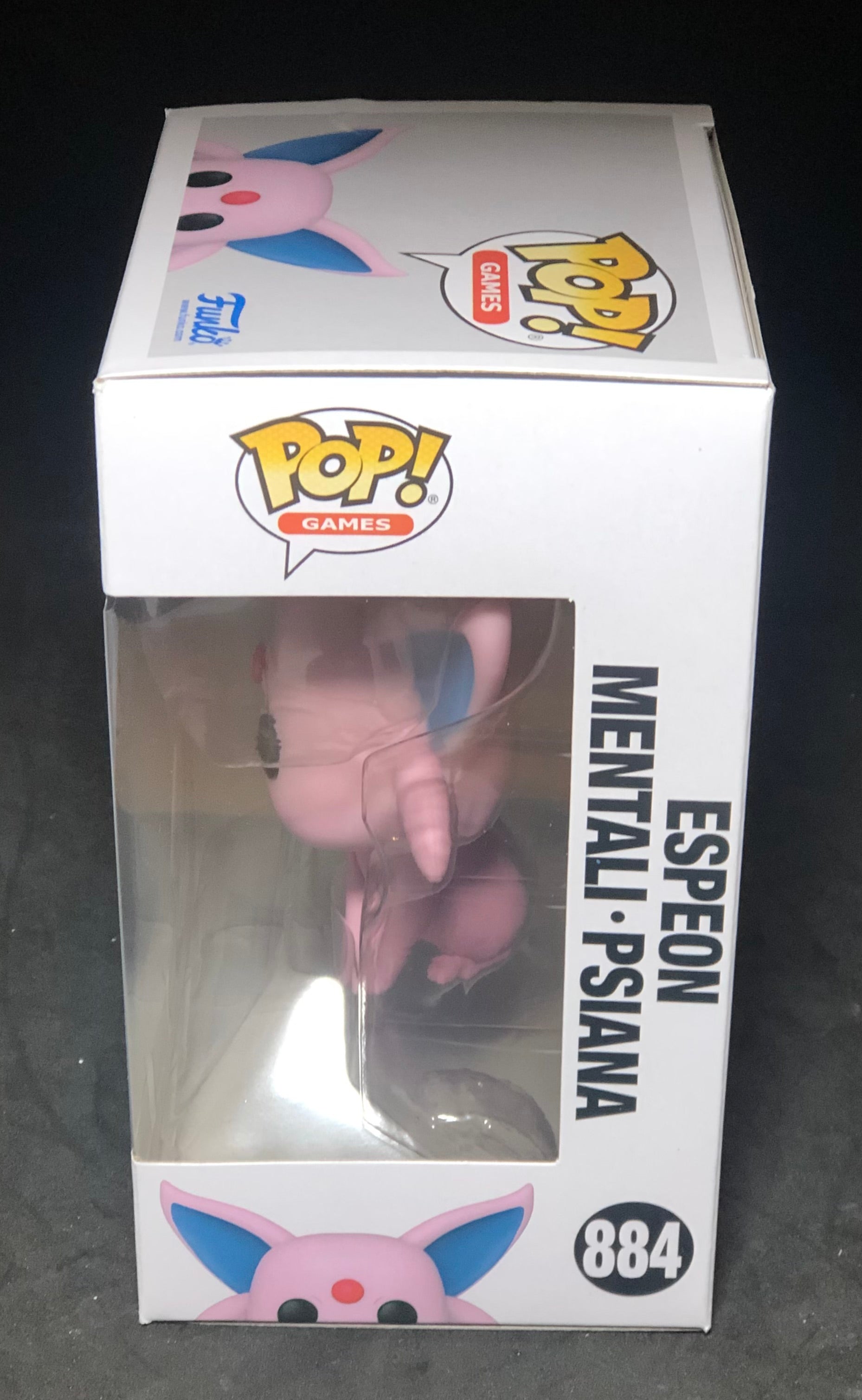 Funko POP! Games - Pokemon - Espeon (Mentali / Psiana) (884) 'Small Damaged Packaging'