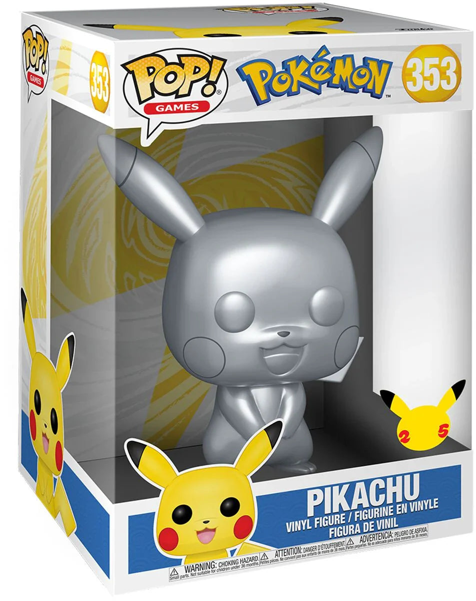 Funko POP! Games - Pokemon - Pikachu 10" (353) (not coloured)