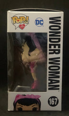 Funko POP! Heroes - DC Comics Bombshells - Wonder Woman (Breast Cancer Awareness) (167) 'Small Box Damage'
