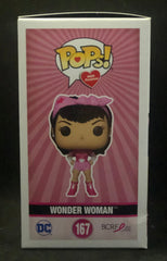 Funko POP! Heroes - DC Comics Bombshells - Wonder Woman (Breast Cancer Awareness) (167) 'Small Box Damage'