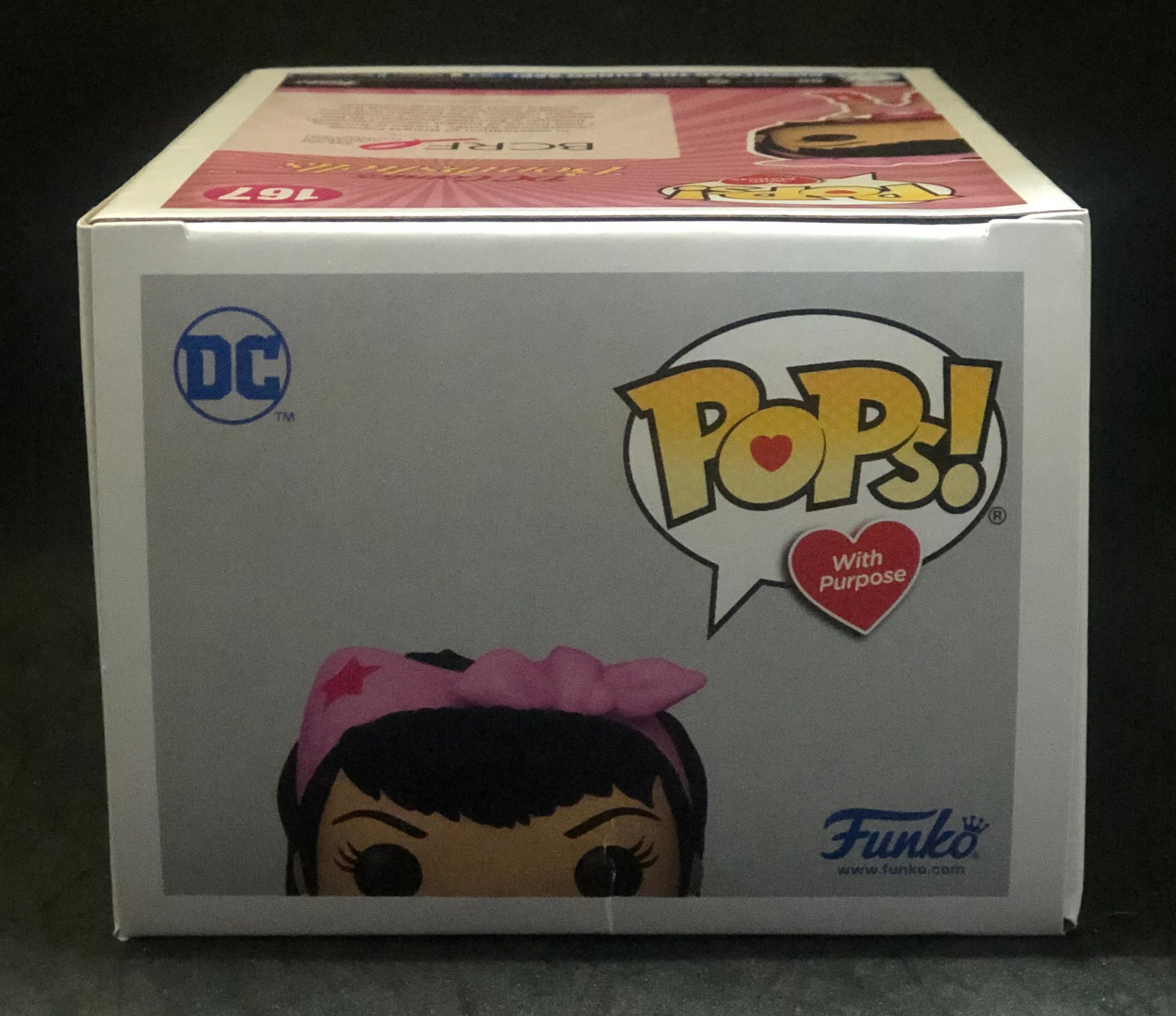 Funko POP! Heroes - DC Comics Bombshells - Wonder Woman (Breast Cancer Awareness) (167) 'Small Box Damage'