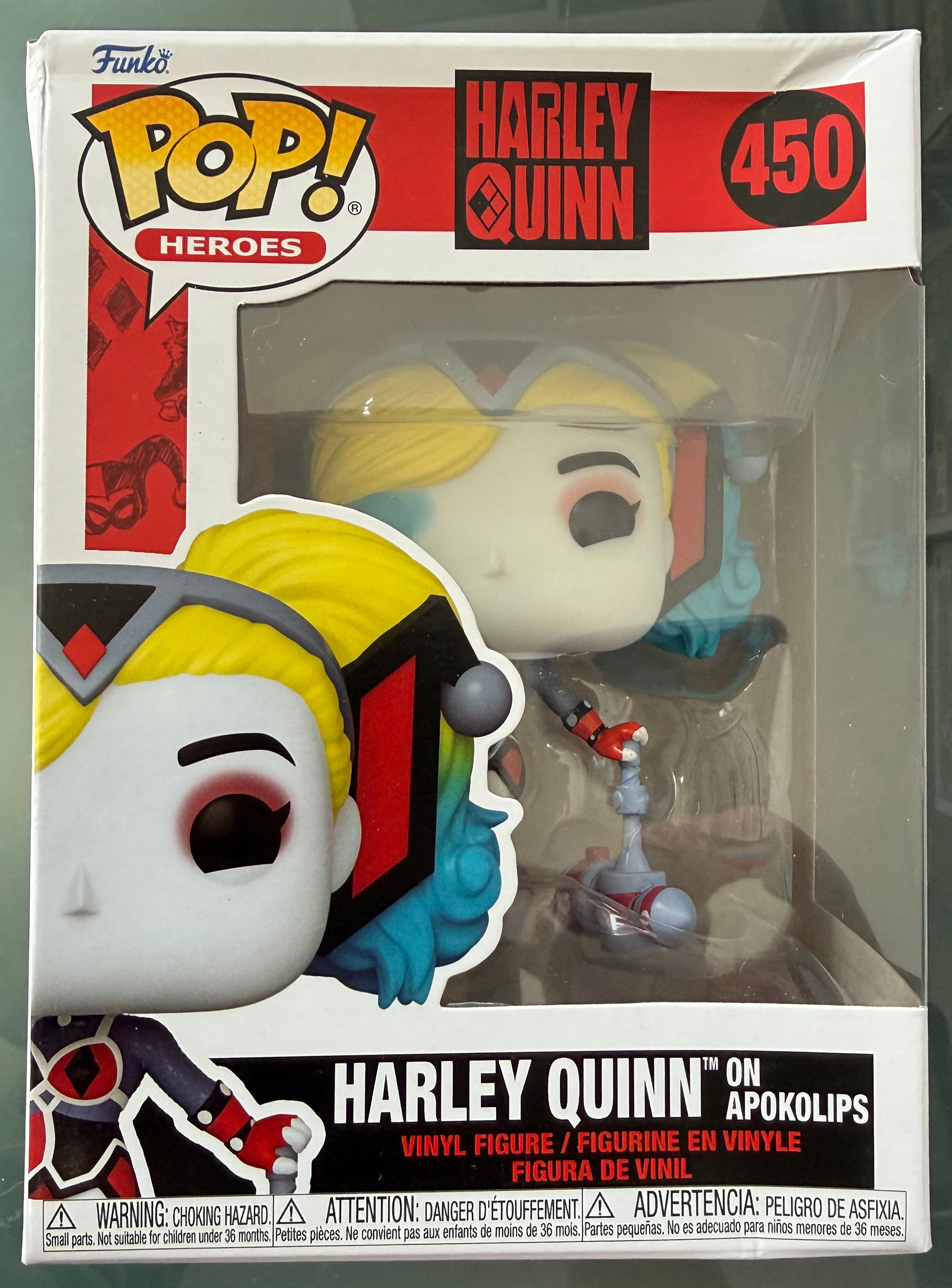 Funko POP! Heroes - Harley Quinn - Harley Quinn on Apokolips #450 - Small Box Damage