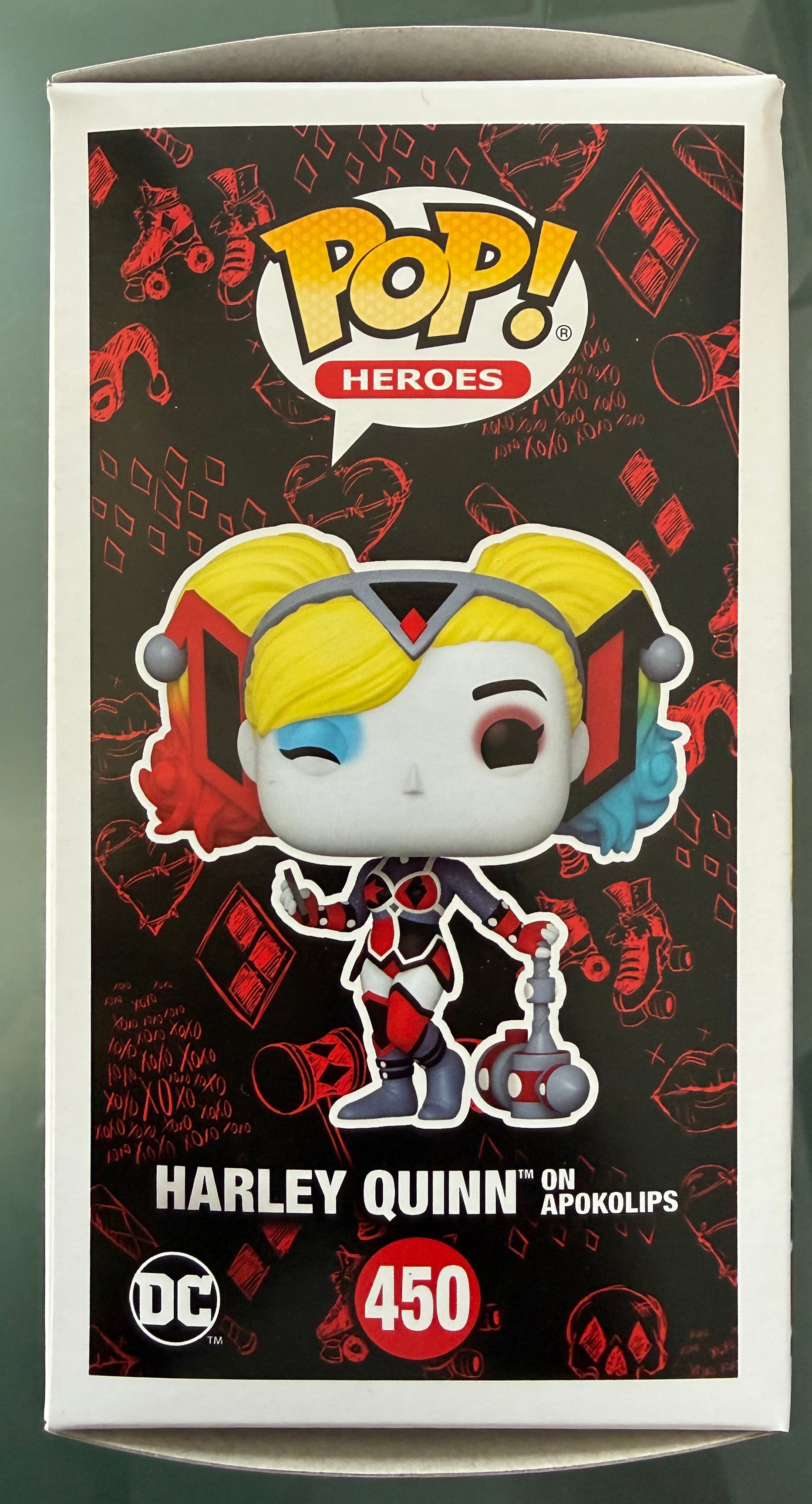 Funko POP! Heroes - Harley Quinn - Harley Quinn on Apokolips #450 - Small Box Damage