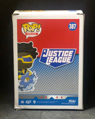 Funko POP! Heroes - Justice League - Static Shock (387) Exclusive Box Damage