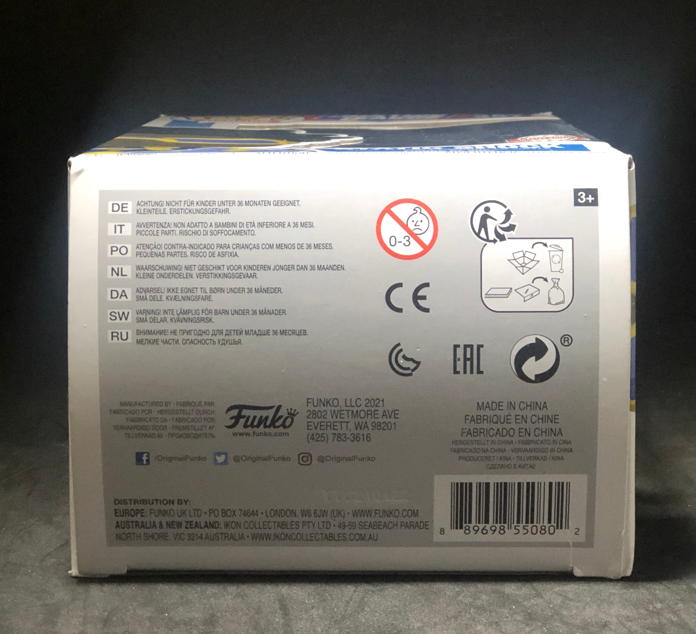 Funko POP! Heroes - Justice League - Static Shock (387) Exclusive Box Damage