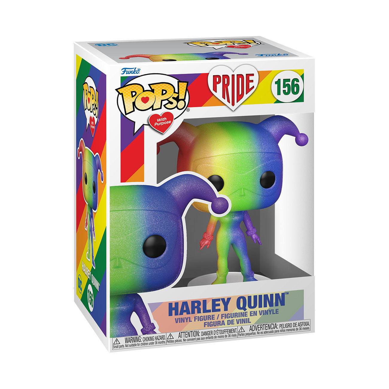 Funko POP! Heroes - Pride - DC Super Heroes - Harley Quinn (Rainbow) (156)