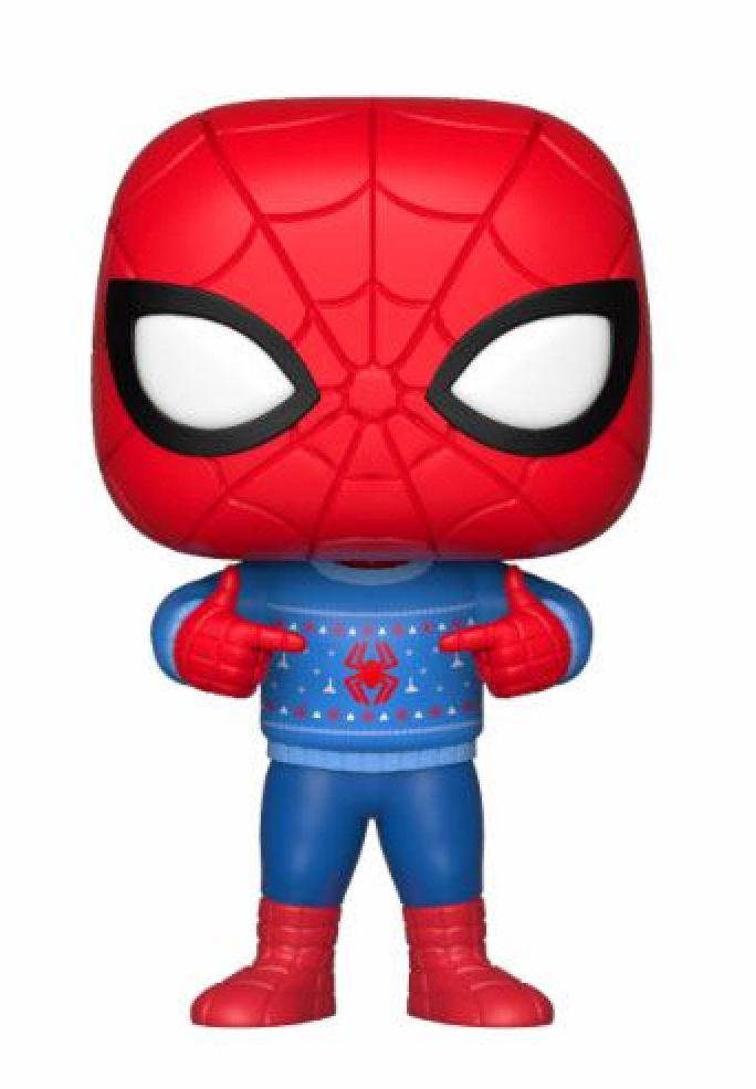 Funko POP! Marvel - Comics, Holiday - Spider-Man (Ugly Sweater) #397