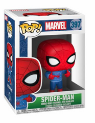 Funko POP! Marvel - Comics, Holiday - Spider-Man (Ugly Sweater) #397