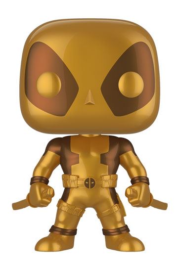 Funko POP! Marvel - Deadpool - Deadpool (Gold / Two Swords) 10" (543) Exclusive
