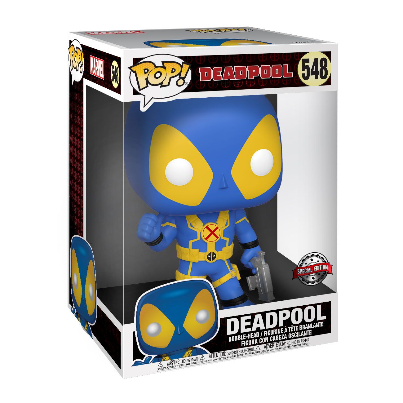 Funko POP! Marvel - Deadpool - Deadpool 'Thumb Up - Blue / Yellow' 10" (548)