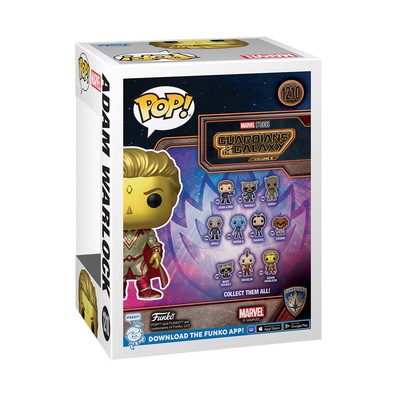 Funko POP! Marvel - Guardians of the Galaxy (Vol. 3) - Adam Warlock (1210)