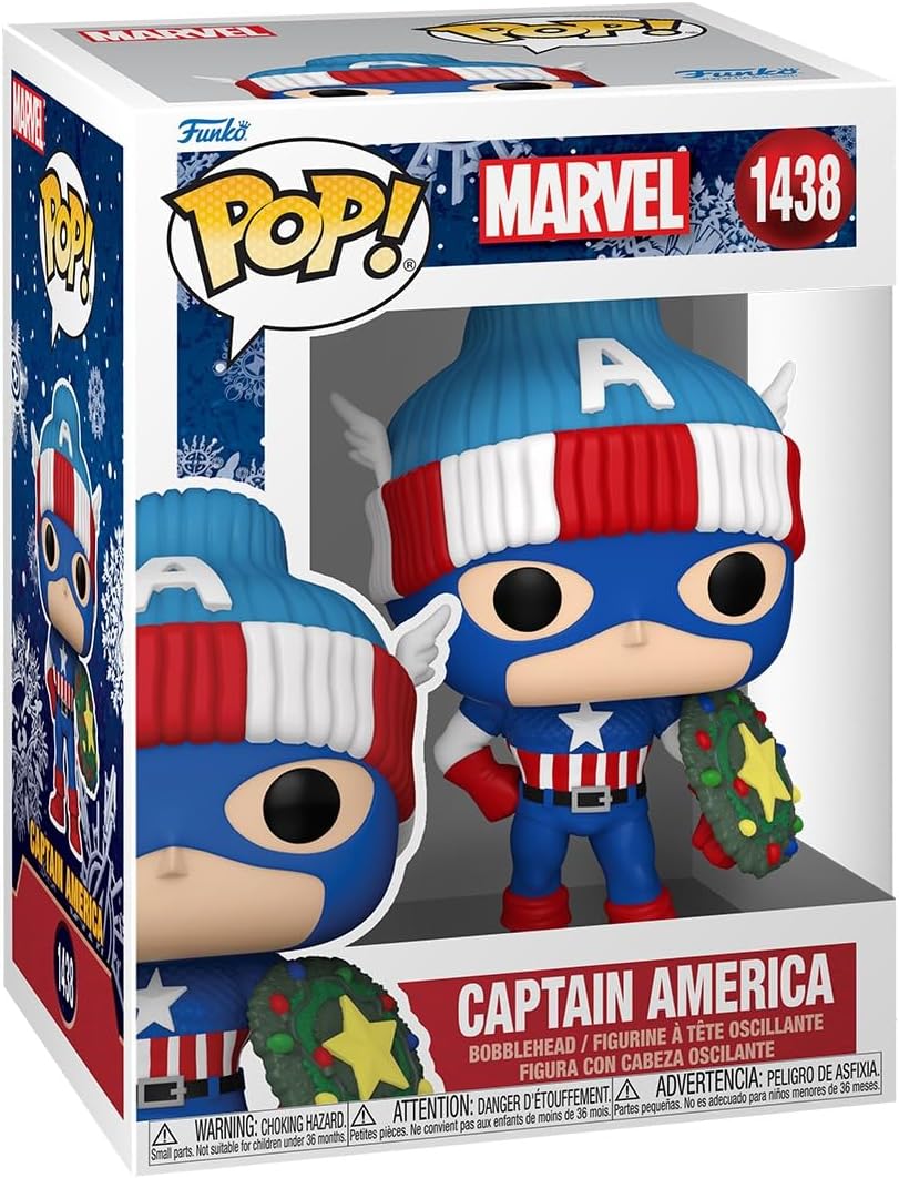 Funko POP! Marvel - Holiday - Captain America (1438)