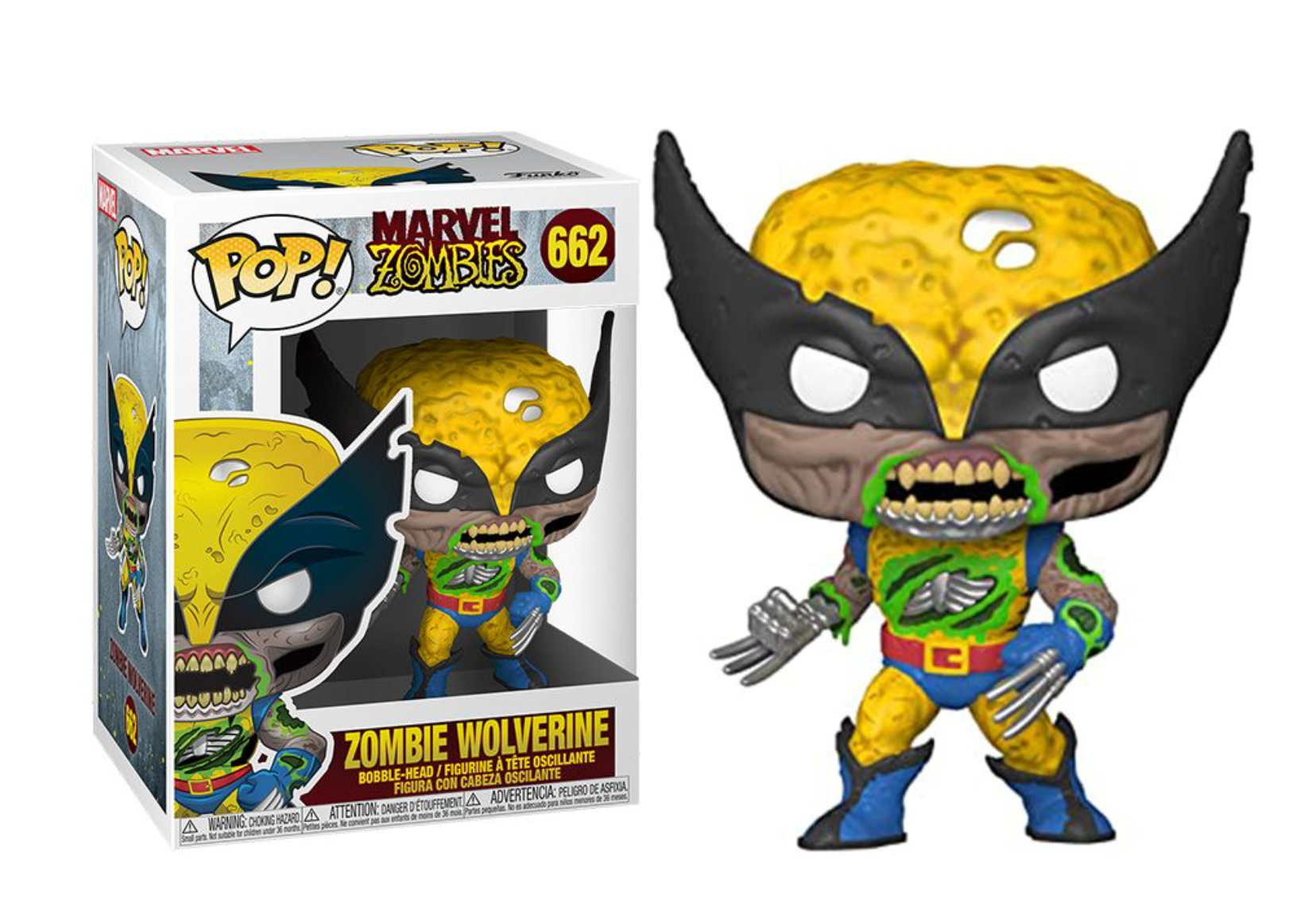Funko POP! Marvel - Marvel Zombie : Zombie Wolverine (662)