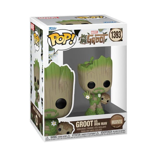 Funko POP! Marvel - We are Groot - Groot as Iron Man (1393)