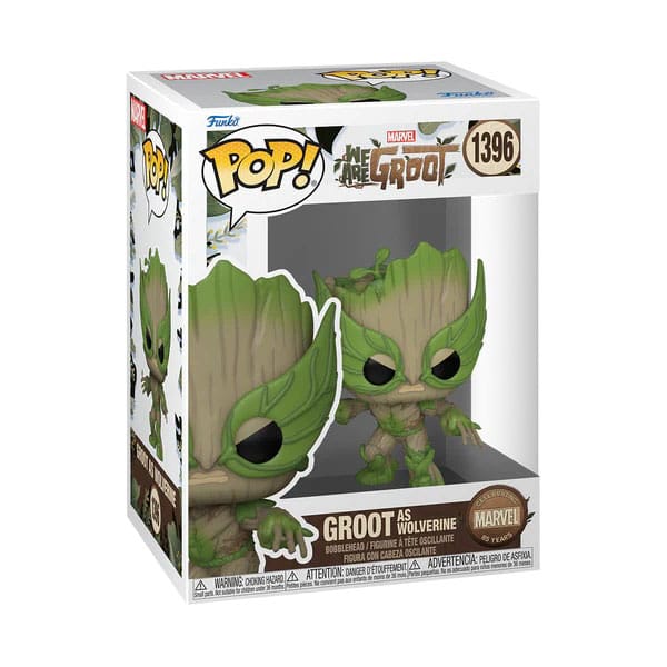 Funko POP! Marvel - We are Groot - Groot as Wolverine (1396)