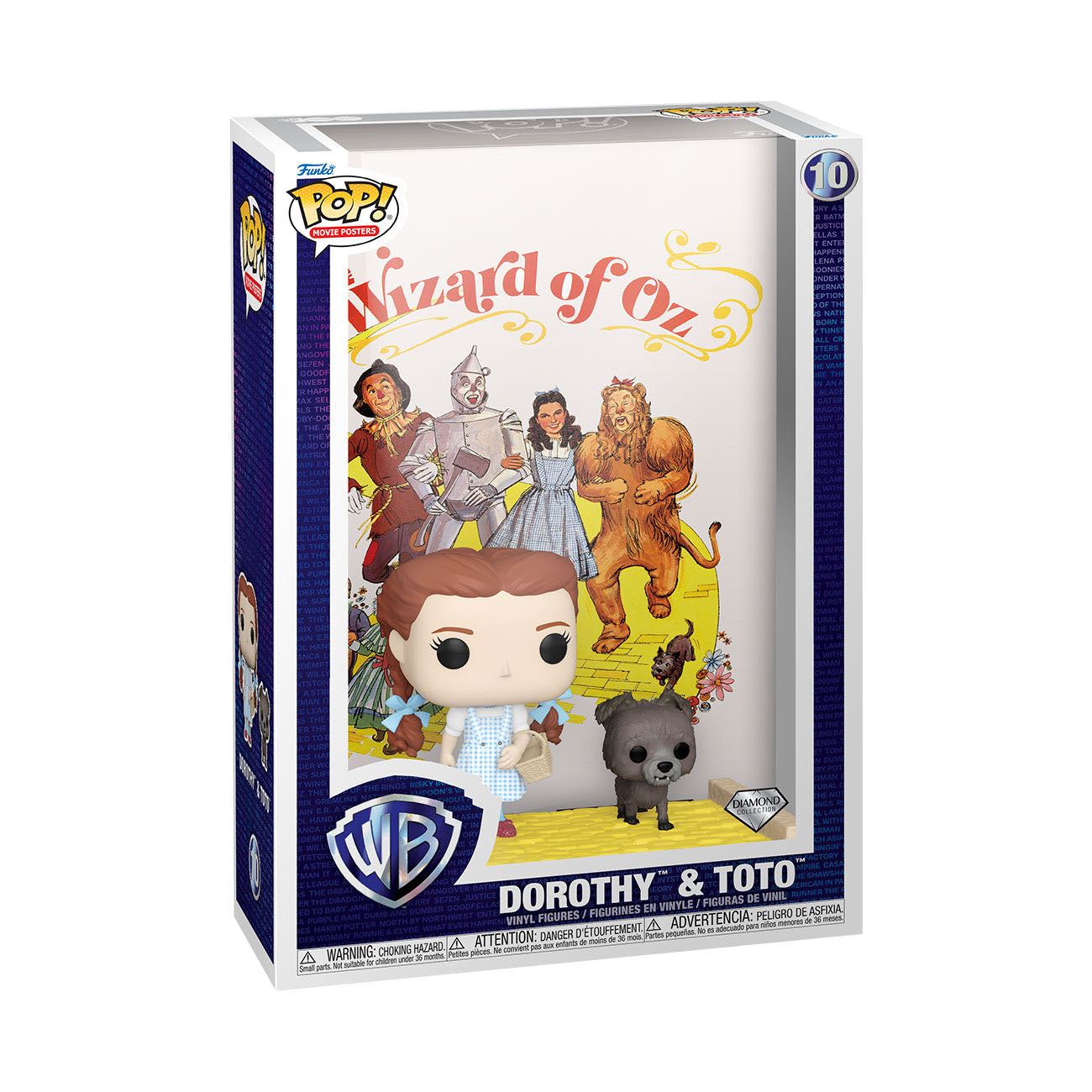 Funko POP! Movie Poster - Wizard of Oz : Dorothy & Toto (10) 'Diamond Collection'