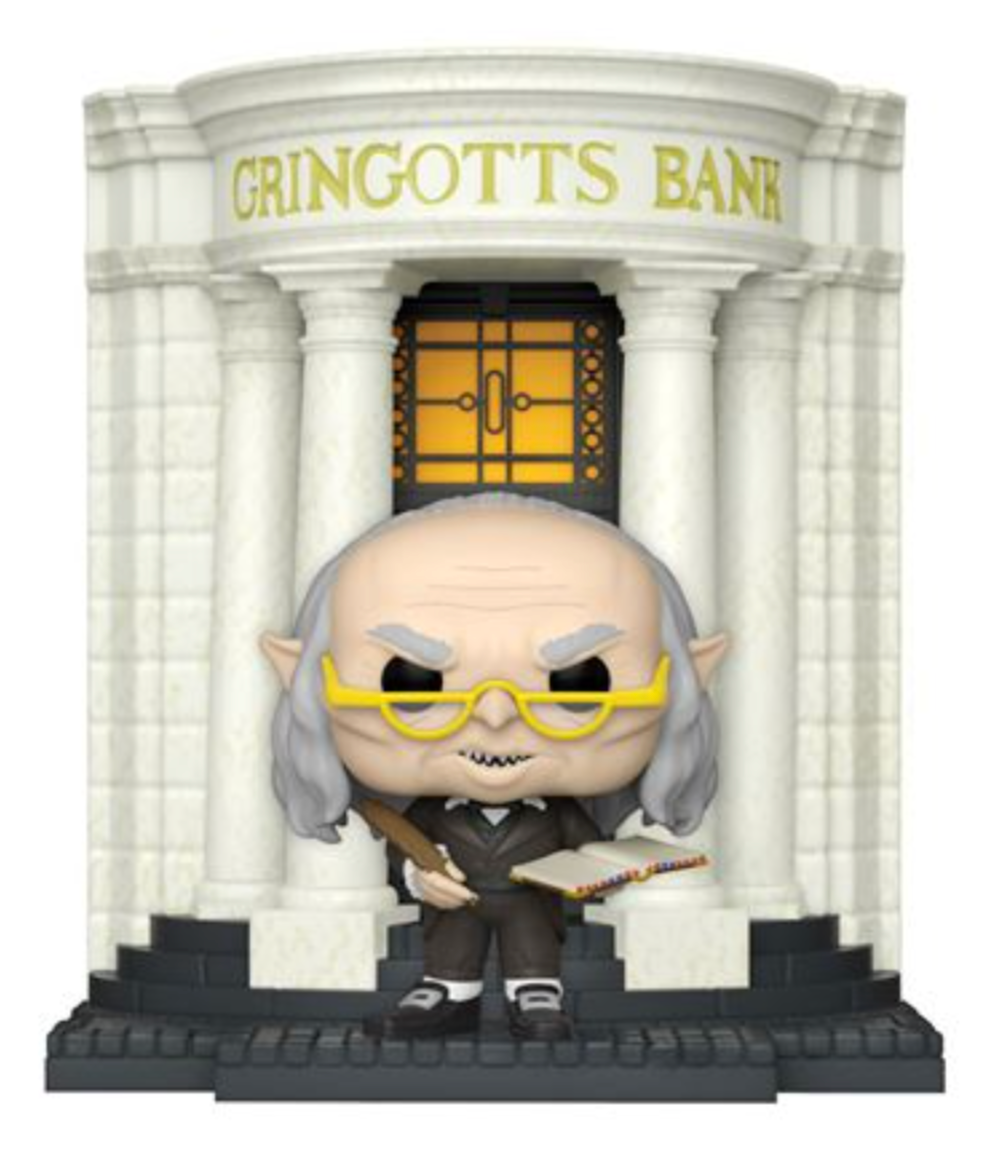 Funko POP! Movies - Harry Potter - Gringotts Head Goblin w/ Gringotts Bank (138) Exclusive