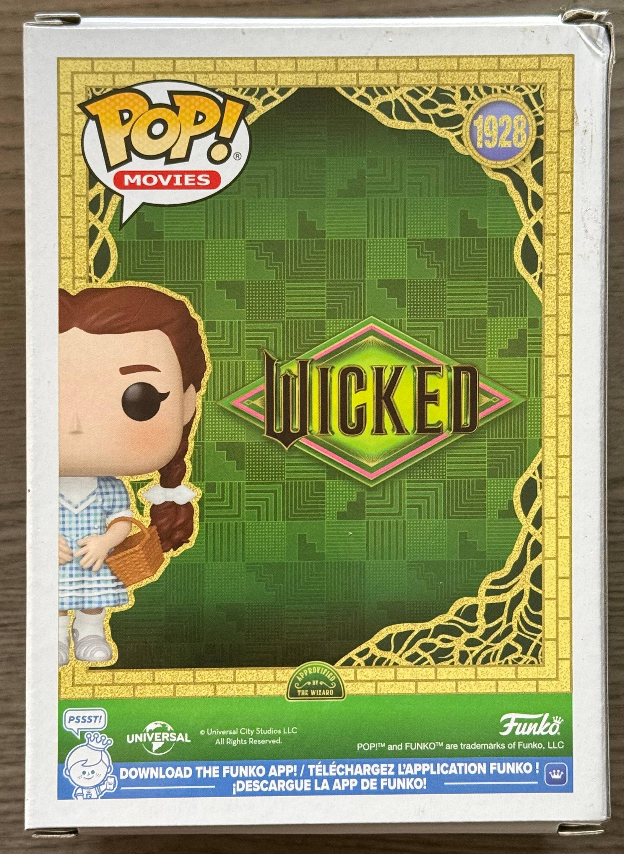 Funko POP! Movies - Wicked - Dorothy Gale #1928 - Small Box Damage