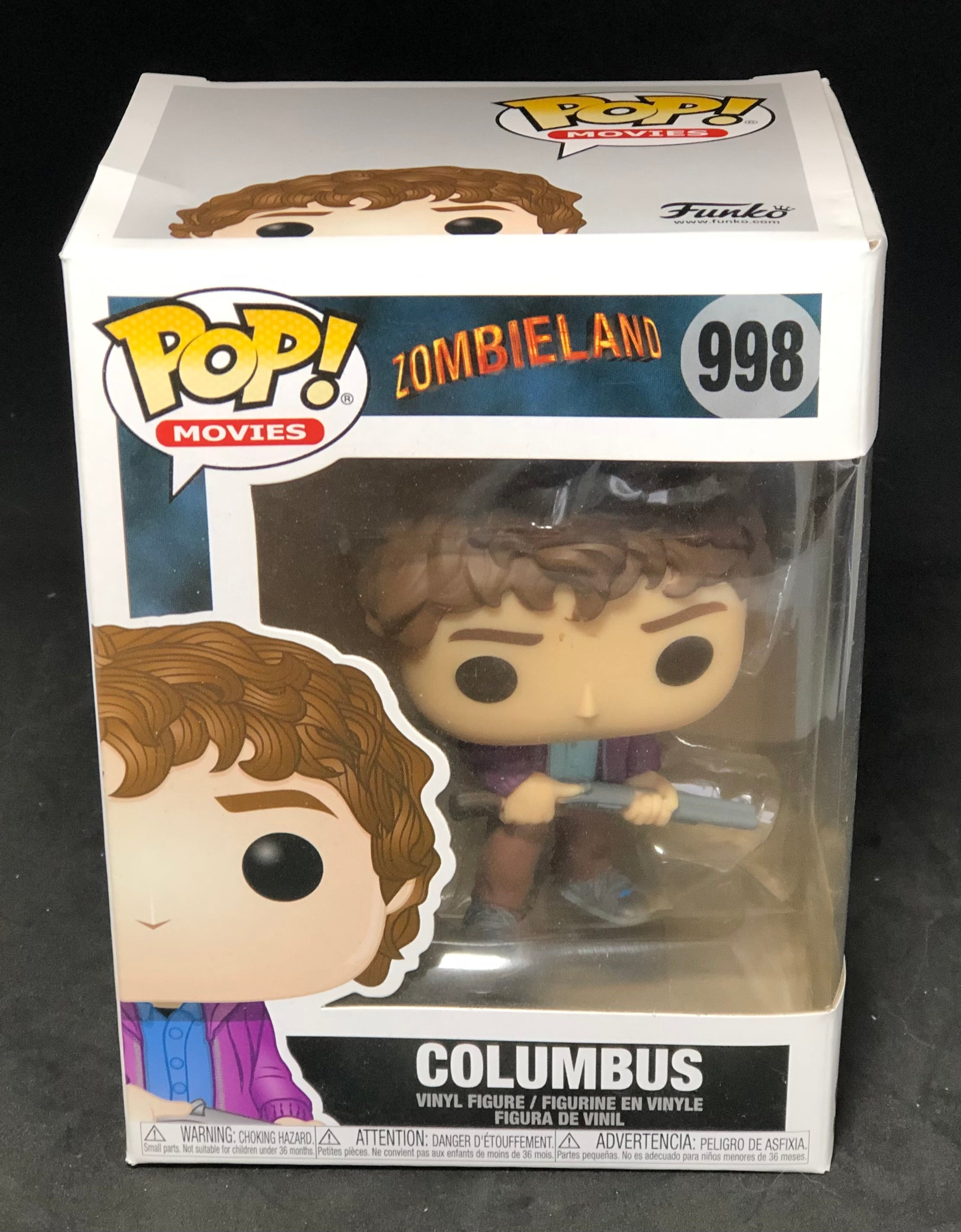 Funko POP! Movies - Zombieland - Columbus (998) "Small Damaged Packaging"