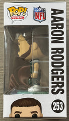 Funko POP! NFL Football - Aaron Rodgers (New York Jets) #253 - Small Box Damage