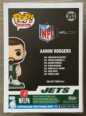 Funko POP! NFL Football - Aaron Rodgers (New York Jets) #253 - Small Box Damage