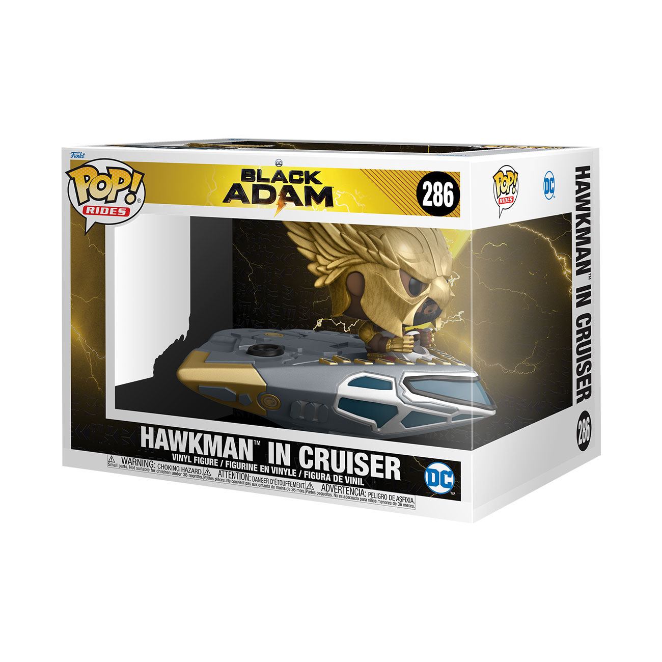 Funko POP! Rides - Black Adam - Hawkman in Cruiser #286