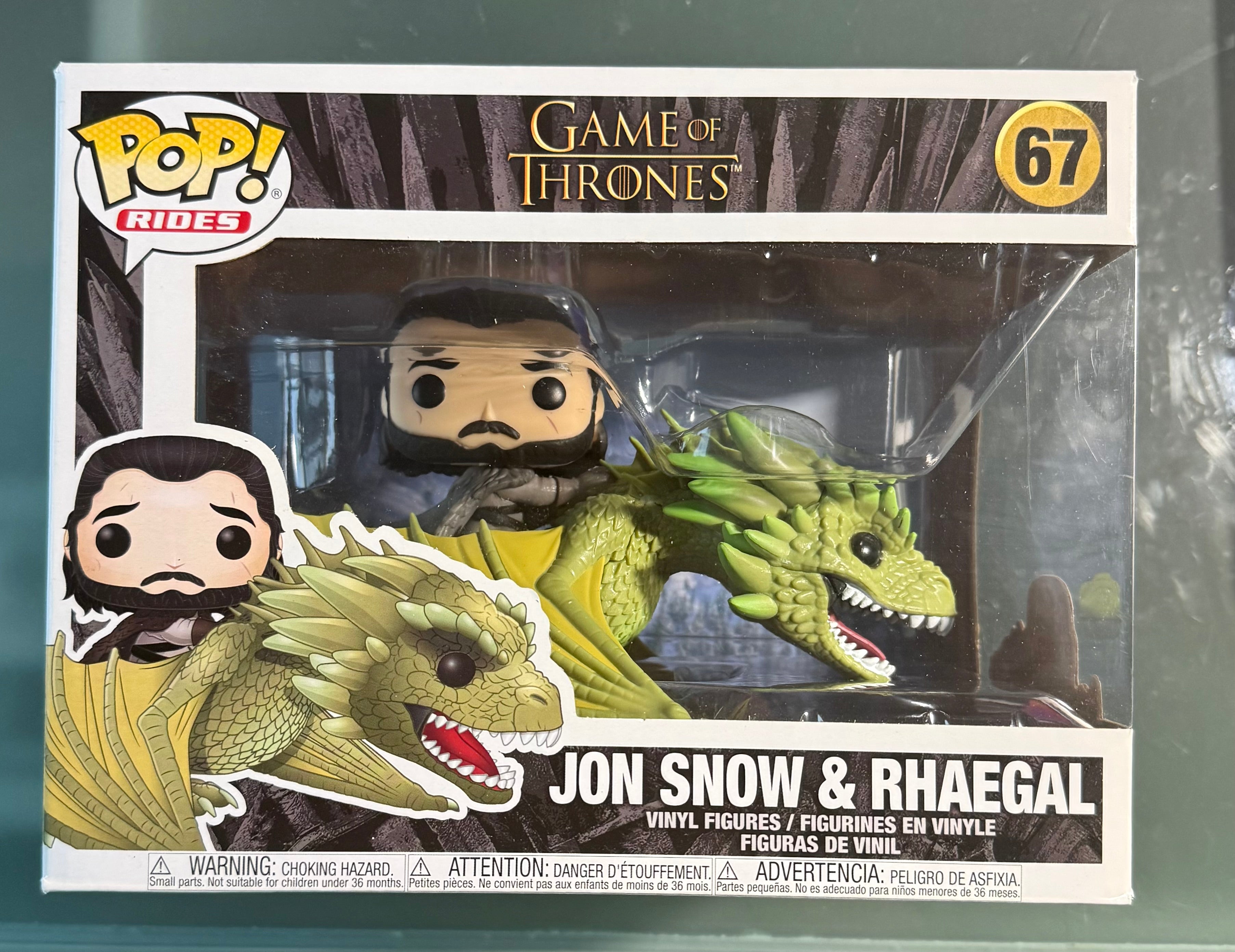 Funko POP! Rides - Game of Thrones - Jon Snow & Rhaegal #67