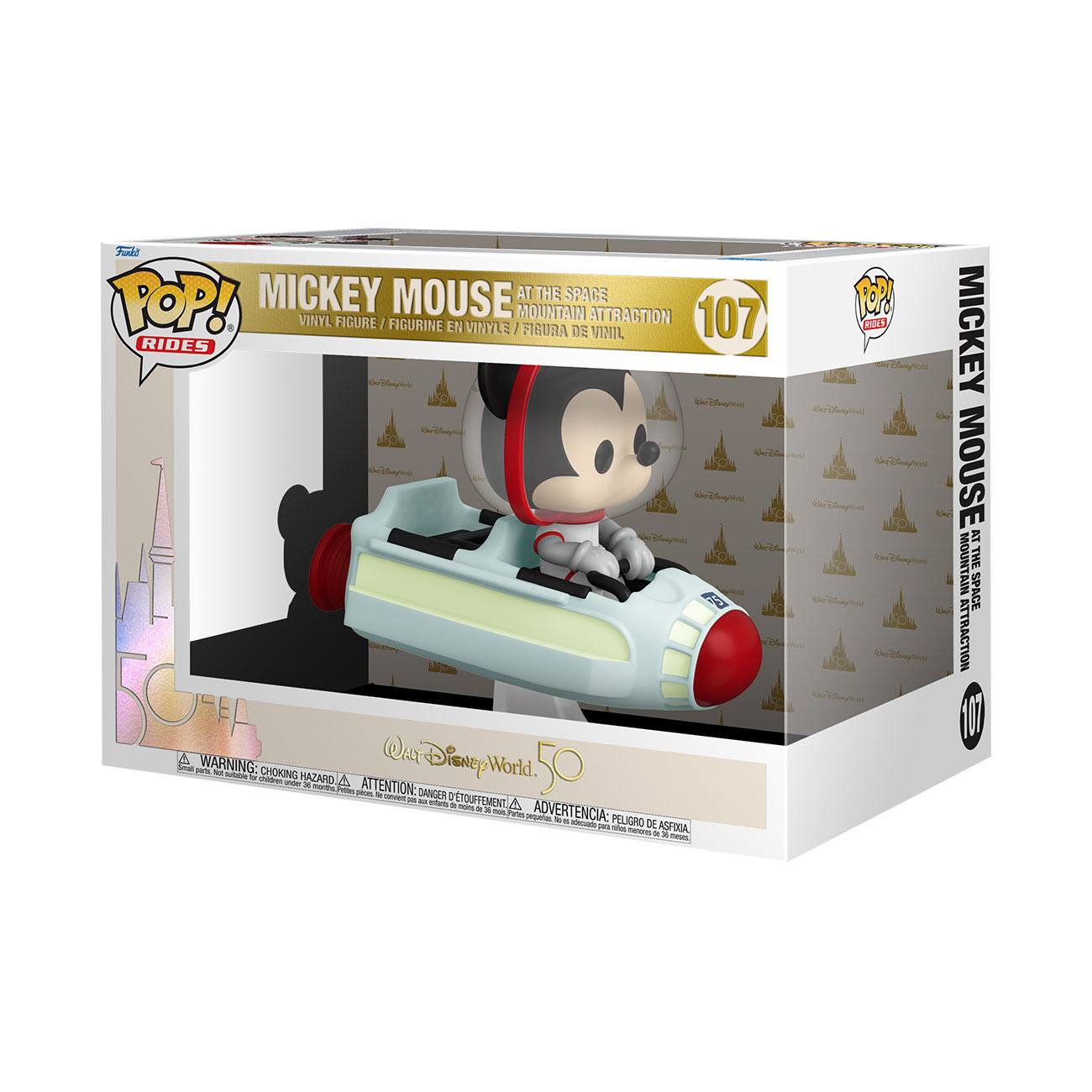 Funko POP! Rides - Mickey Mouse (Disney 50th) - At The Space Mountain Attraction #107